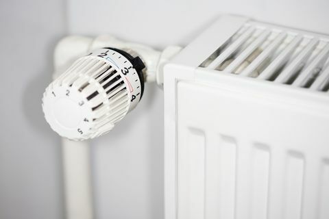 wijzerplaat op radiator