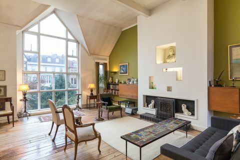 Beatrix Miller home - Mulberry Walk SW3, raamwoonkamer, Chelsea - Russell Simpson