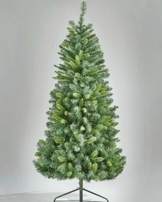 6ft ruimtebesparende halve kerstboom