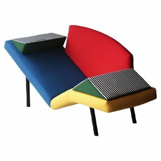 Italiaanse geometrische chaise longue