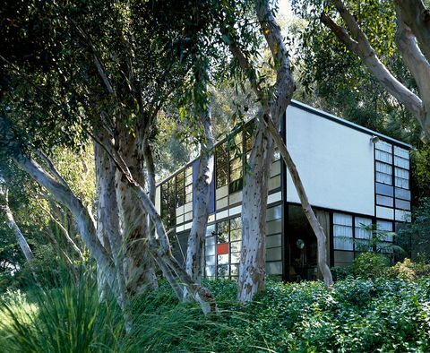 eames house, case study house 8, chautauqua drive, pacific palisades, californië