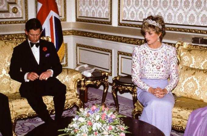 Charles en Diana in 1992