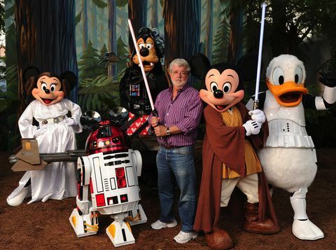 George Lucas in Disney World