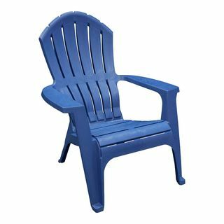 Stapelbare plastic Adirondack-stoel