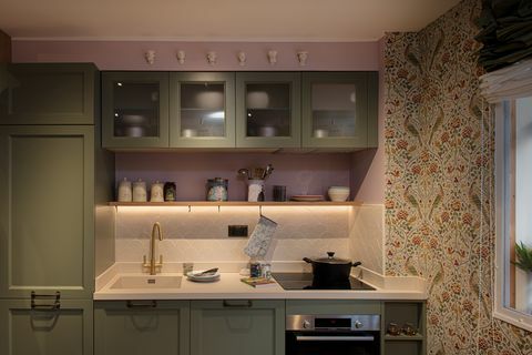 kleine Londense studio transformatie keuken
