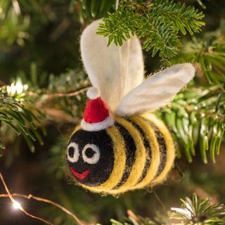 Santa Bee vilt kerstversiering