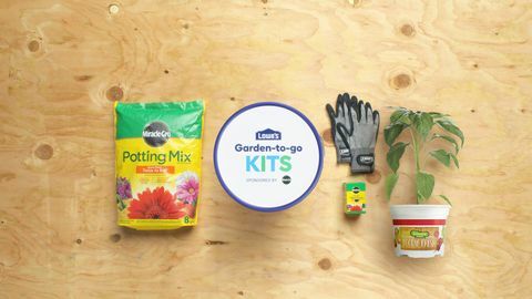 lowe's garden to go gratis kits springfest