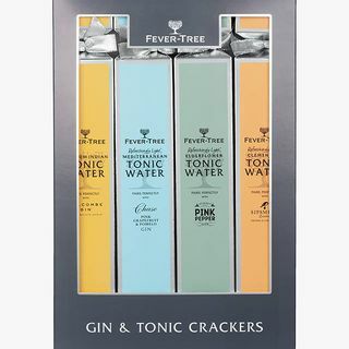 Fever-Tree Gin en Tonic Pairing Crackers, Doos van 4, 5cl & 150ml