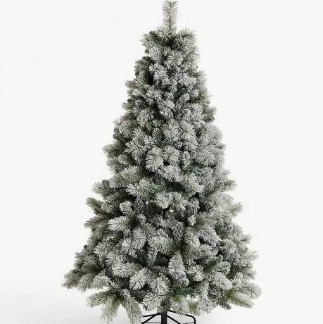 Sneeuwvuur onverlichte kerstboom, 7ft