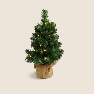 1.5ft voorverlichte kerstboom