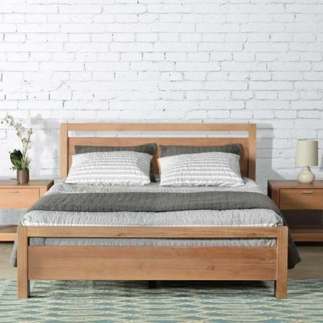 Loft massief houten bed