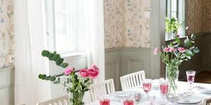 Bloemen behang zomer decoreren thema