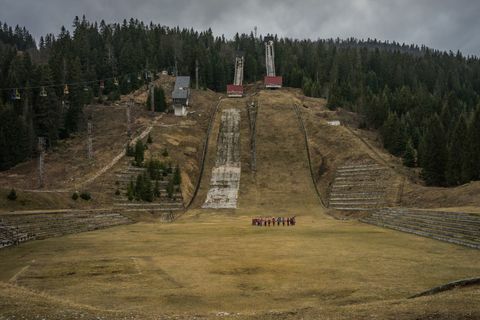 skischans bij Sarajevo