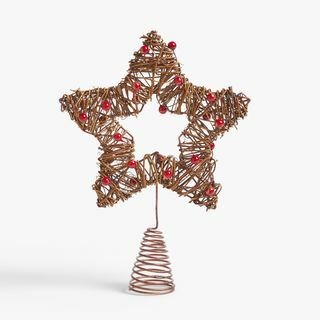 Berry Star Tree Topper, rood