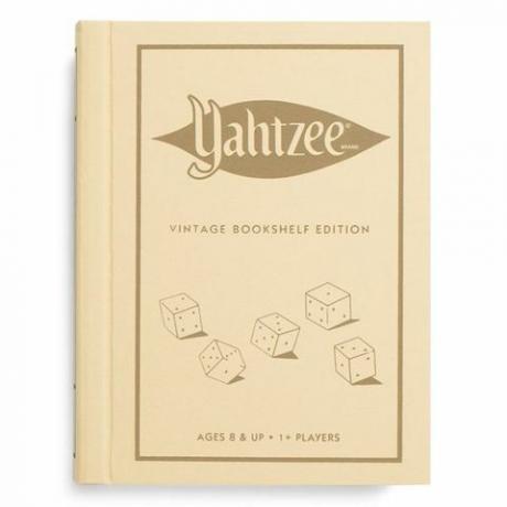 Vintage Yahtzee linnen boek