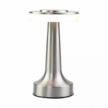 O'Bright draagbare LED-tafellamp (zilver)