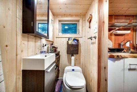oregon klein huis badkamer toilet