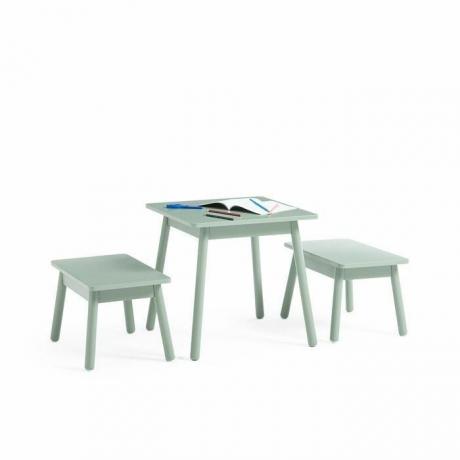 Cuadera set kindertafel en 2 bankjes