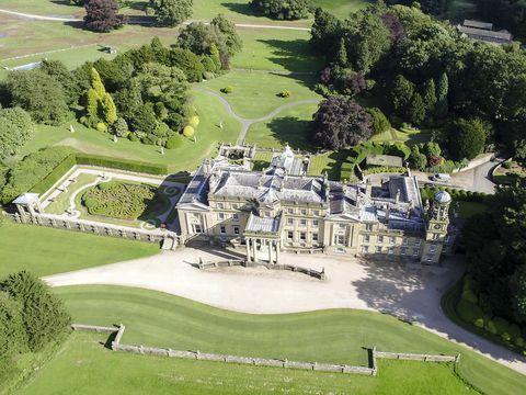 Broughton Hall - Yorkshire - luchtfoto - cottages.com