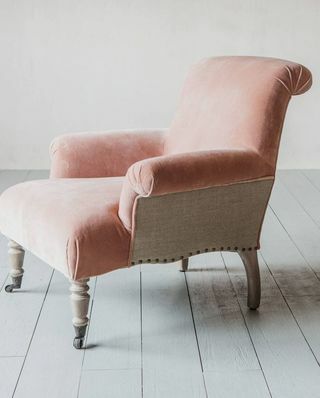Bella Rose fluwelen fauteuil