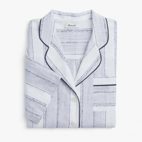 parachute x madewell pyjama overhemd