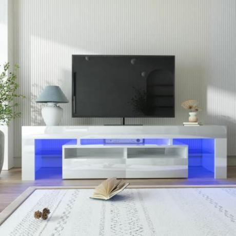 Modern hoogglans led-tv-meubel