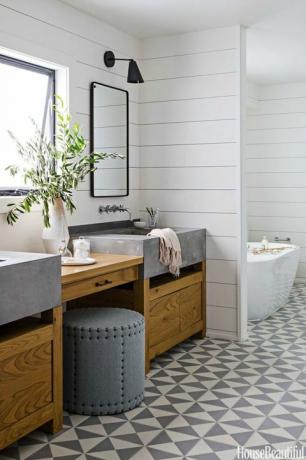 Shiplap badkamer