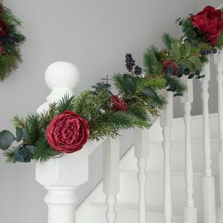 2m betoverde kerst bloemen gebladerte Garland