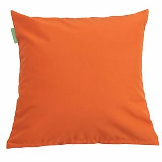 Waterafstotend schuimrubberen kruimelgevuld 18-inch tuinmeubelverstrooiingskussen - 4 stuks (oranje)