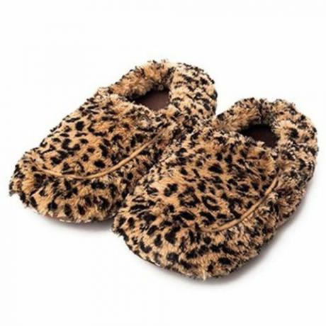 Leopard Slippers voor in de magnetron