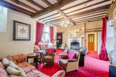 Bath Lodge Castle - Norton St Philip - Savills - woonkamer