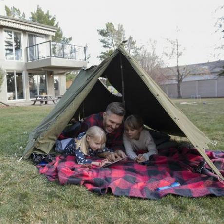 Labour Day Backyard Camping