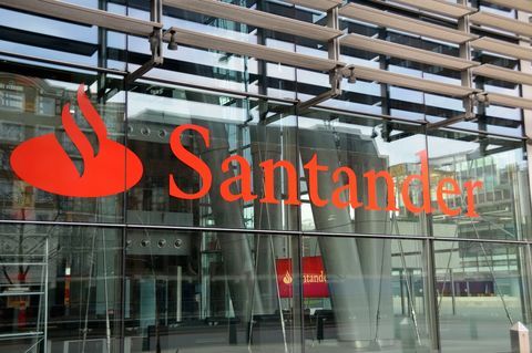 Santander bank teken